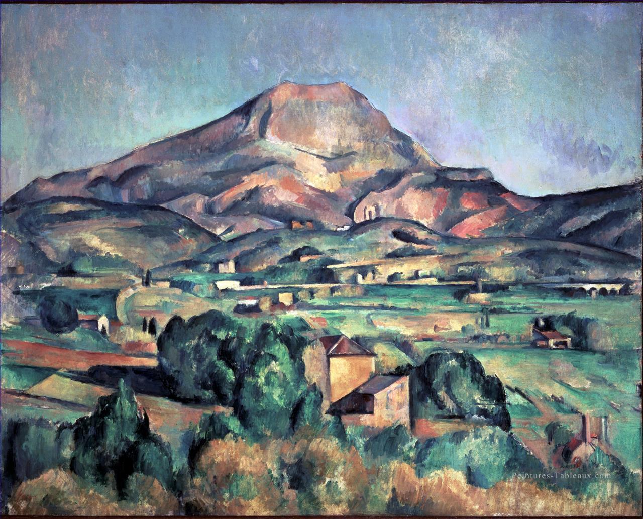 Mont Sainte Victoire 1895 Paul Cézanne Peintures à l'huile